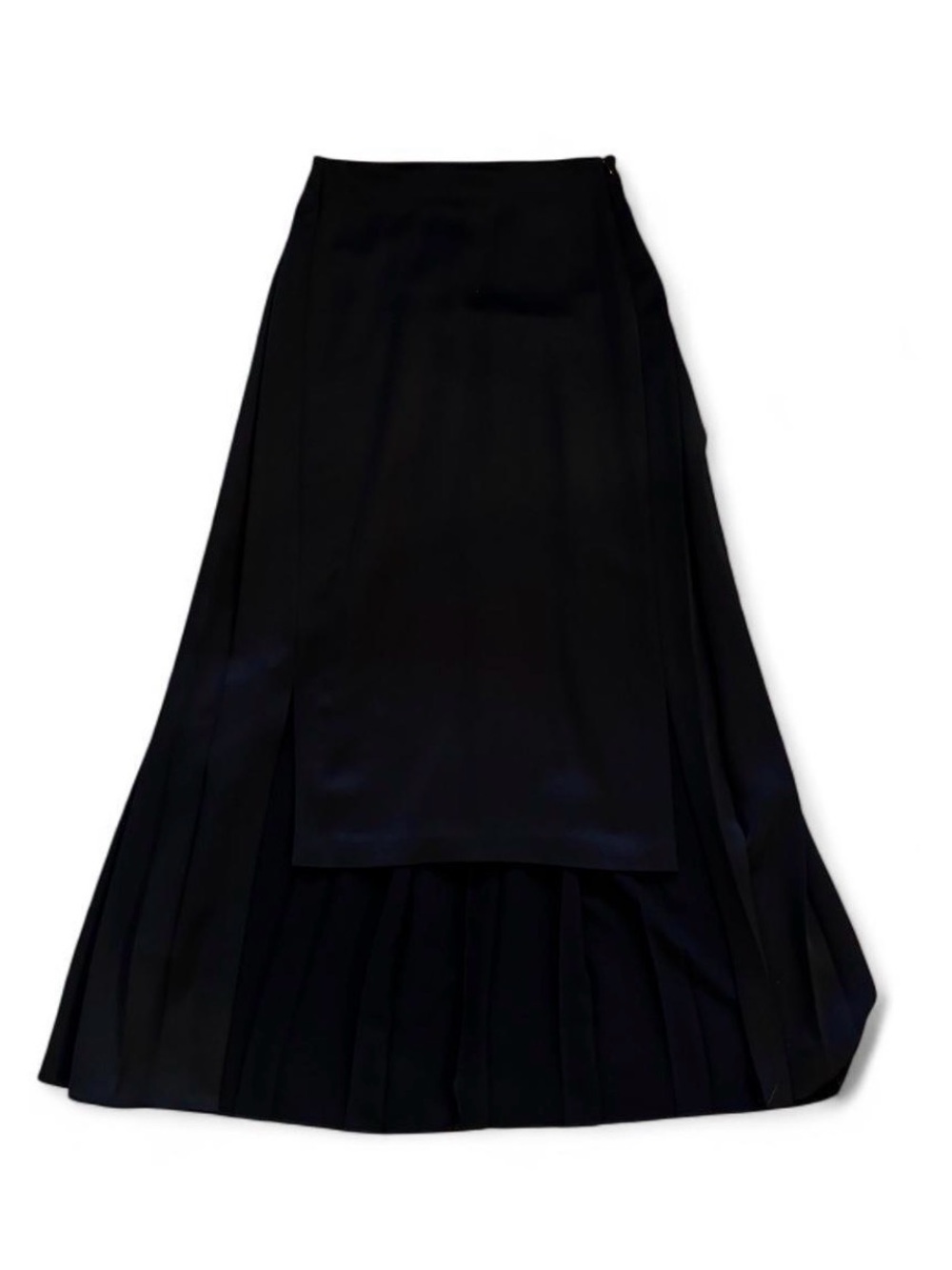 Maison Margiela Asymmetric Paneled Pleated Maxi Skirt
